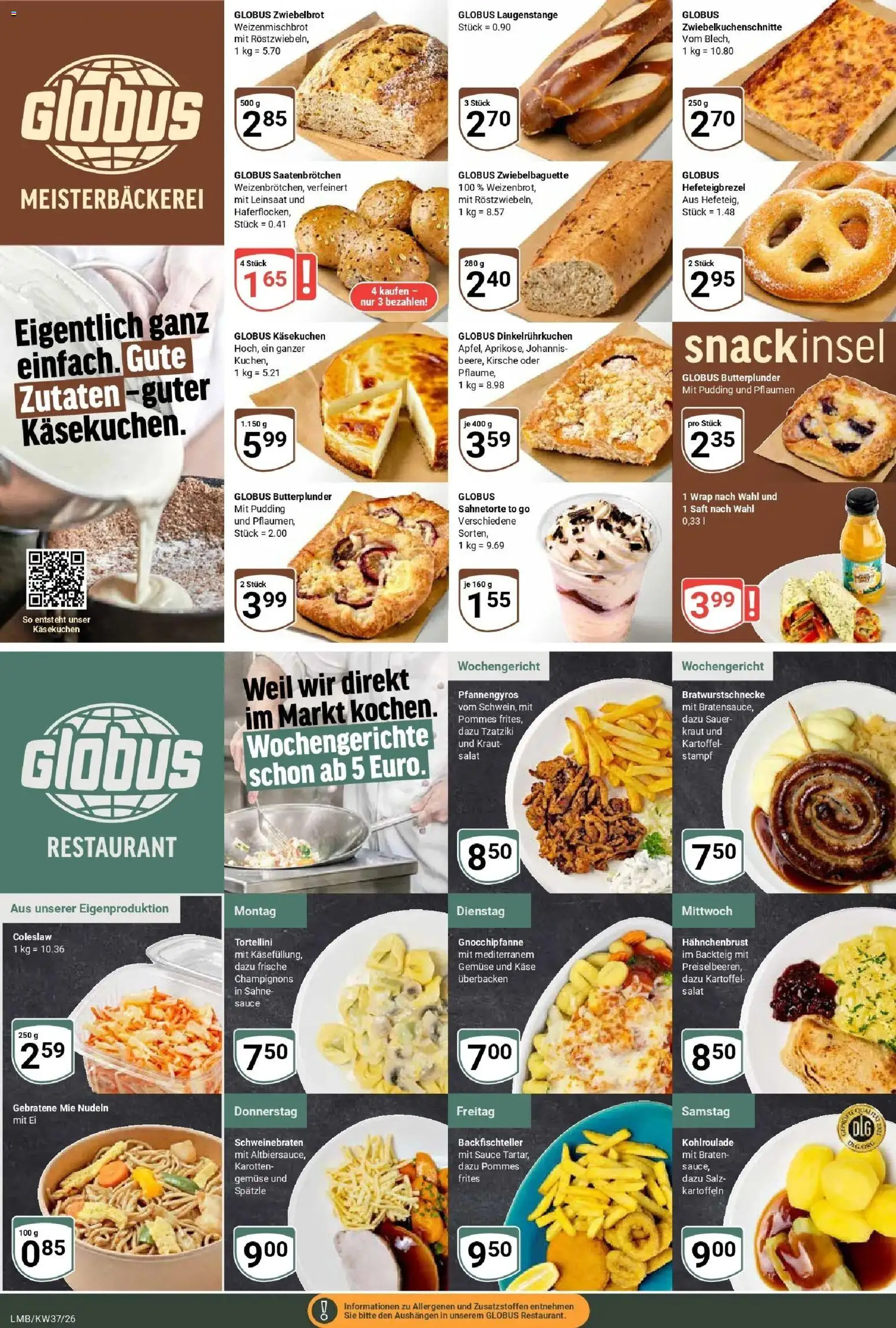 Globus Prospekt Limburg – gültig ab 07.09.2026 | Seite: 11 | Produkte: Pflaumen, Pommes, Kartoffeln, Salz