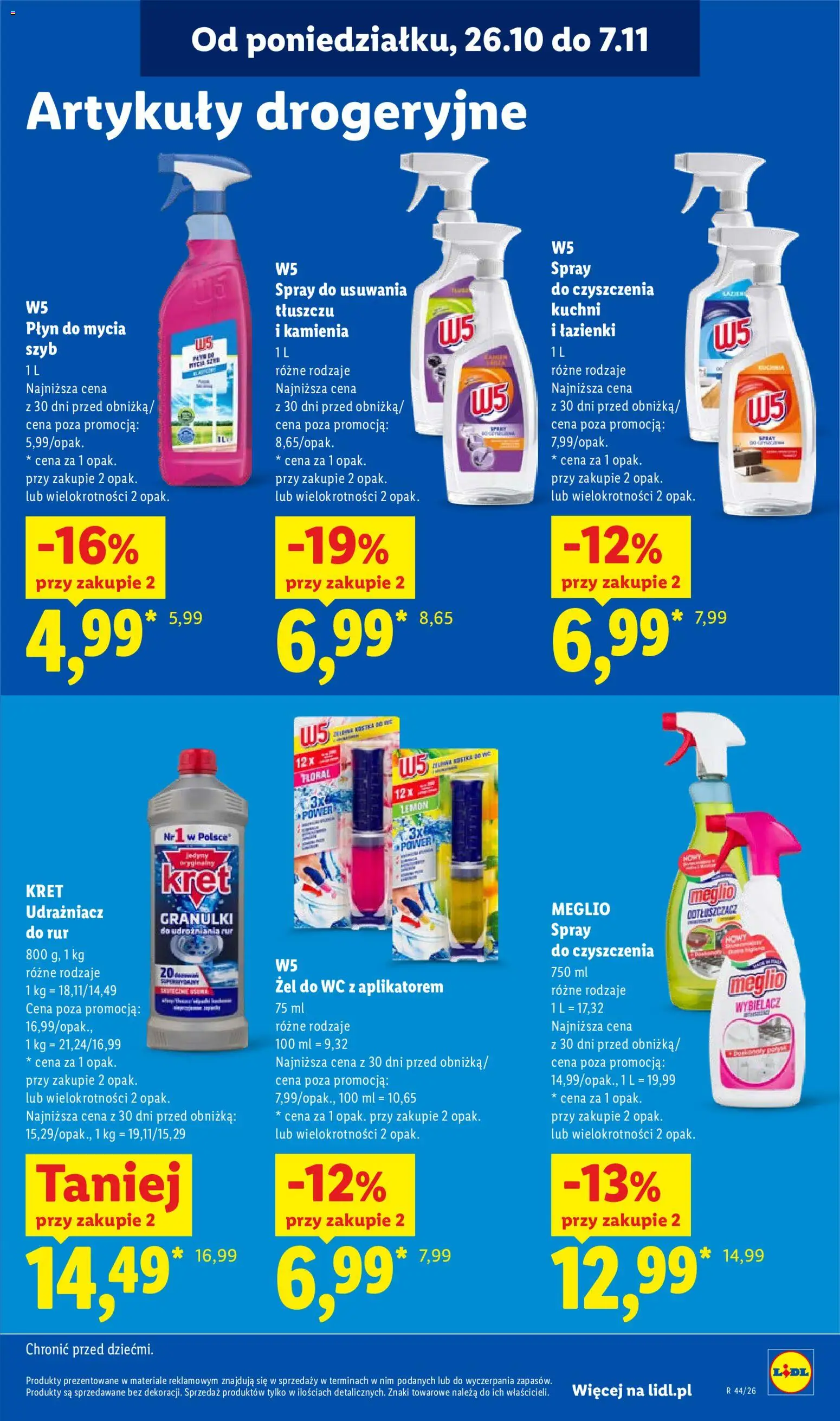 Lidl Polsko leták od 29.10.2026 | Strana: 107 | Produkty: Wc