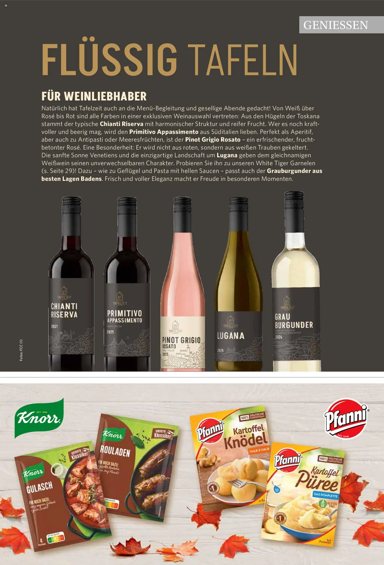 Combi myTime Oktober 2026 – gültig ab 01.10.2026 | Seite: 33 | Produkte: Weißwein, Kartoffeln, Gulasch, Tiger garnelen
