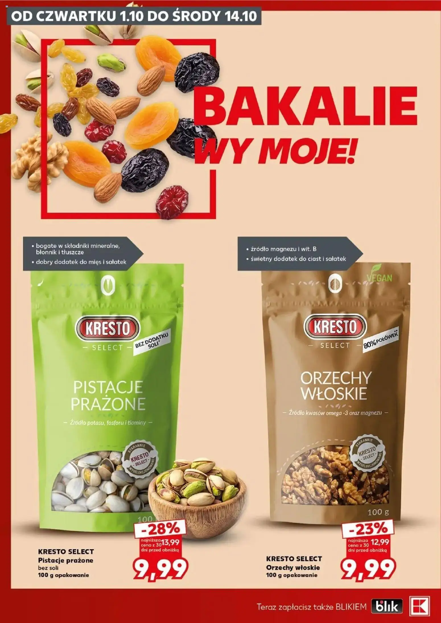 Kaufland gazetka - Super sobota od 08.10.2026 - od jutra PDF | Strona: 24 | Produkty: Orzechy włoskie, Omega 3, Bakalie, Orzechy