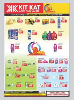 KIT KAT Cash & Carry specials catalogue – valid from 24/09/2026 | Page: 5 | Products: Fragrance, Cream, Paper plates, Cotton buds