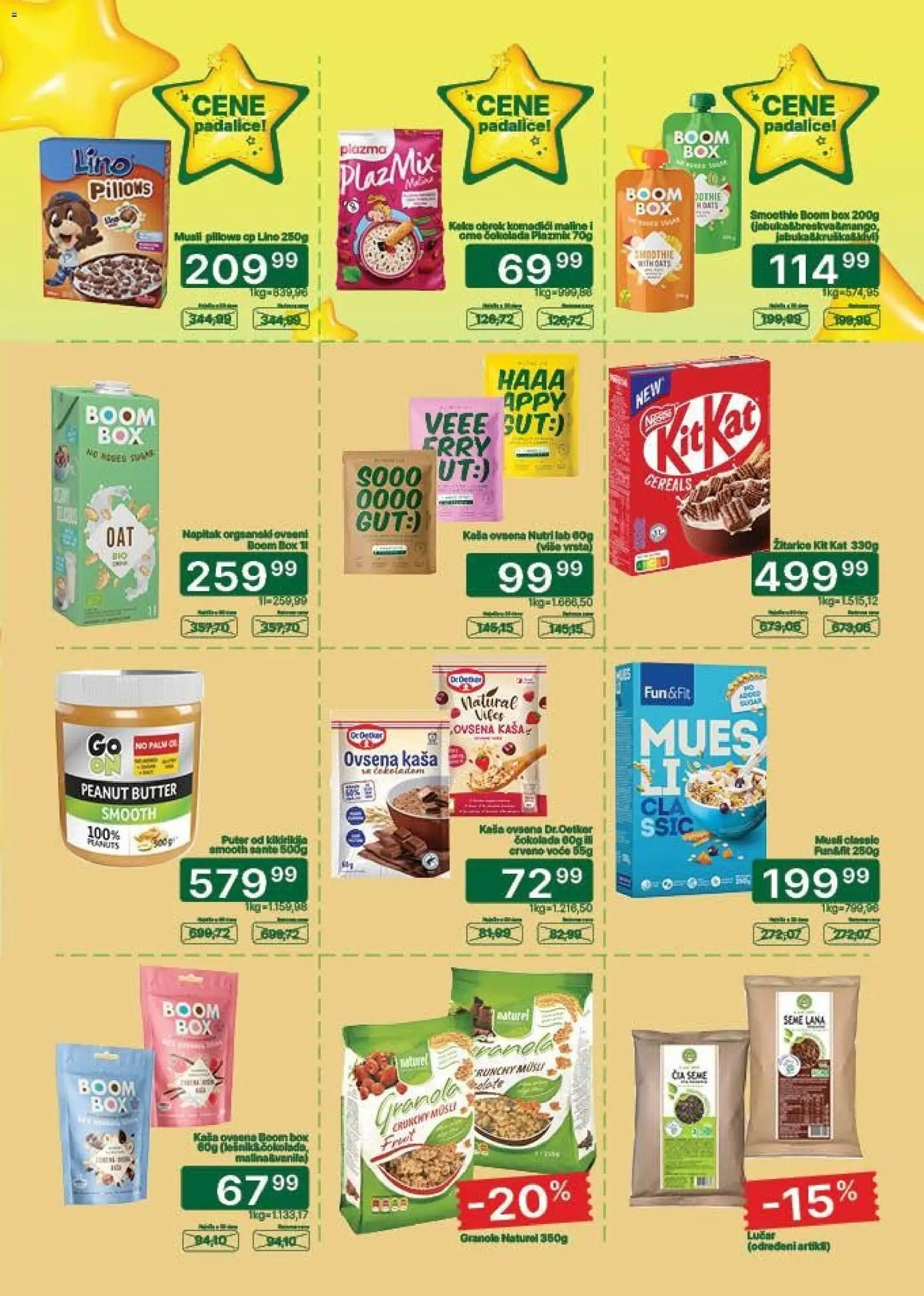 Univerexport katalog - važi od 01.09.2026 | Strana: 15 | Proizvode: Žitarice, Kaša, Plazma, Puter