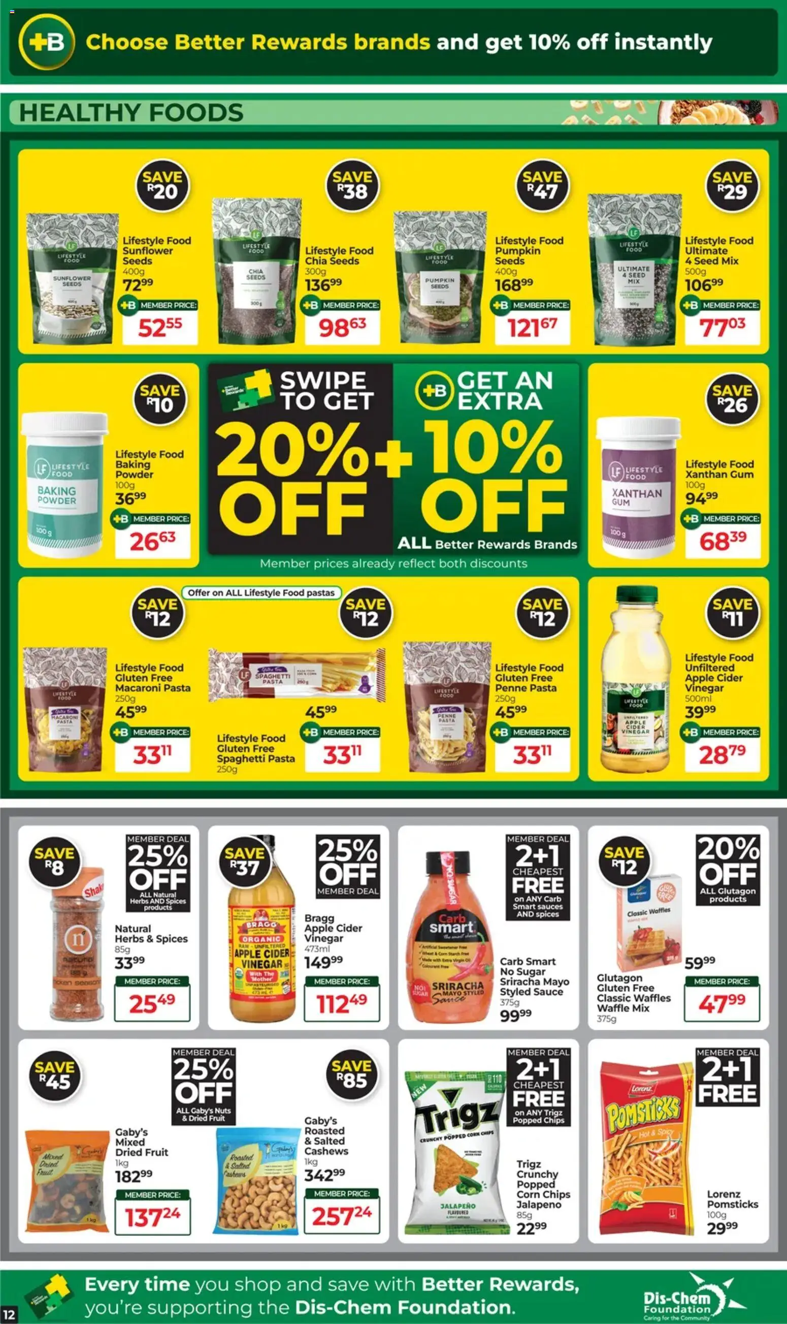 New Dis-Chem catalogue – valid from 11/08/2026 | Page: 10 | Products: Pasta, Nuts, Spaghetti, Herbs