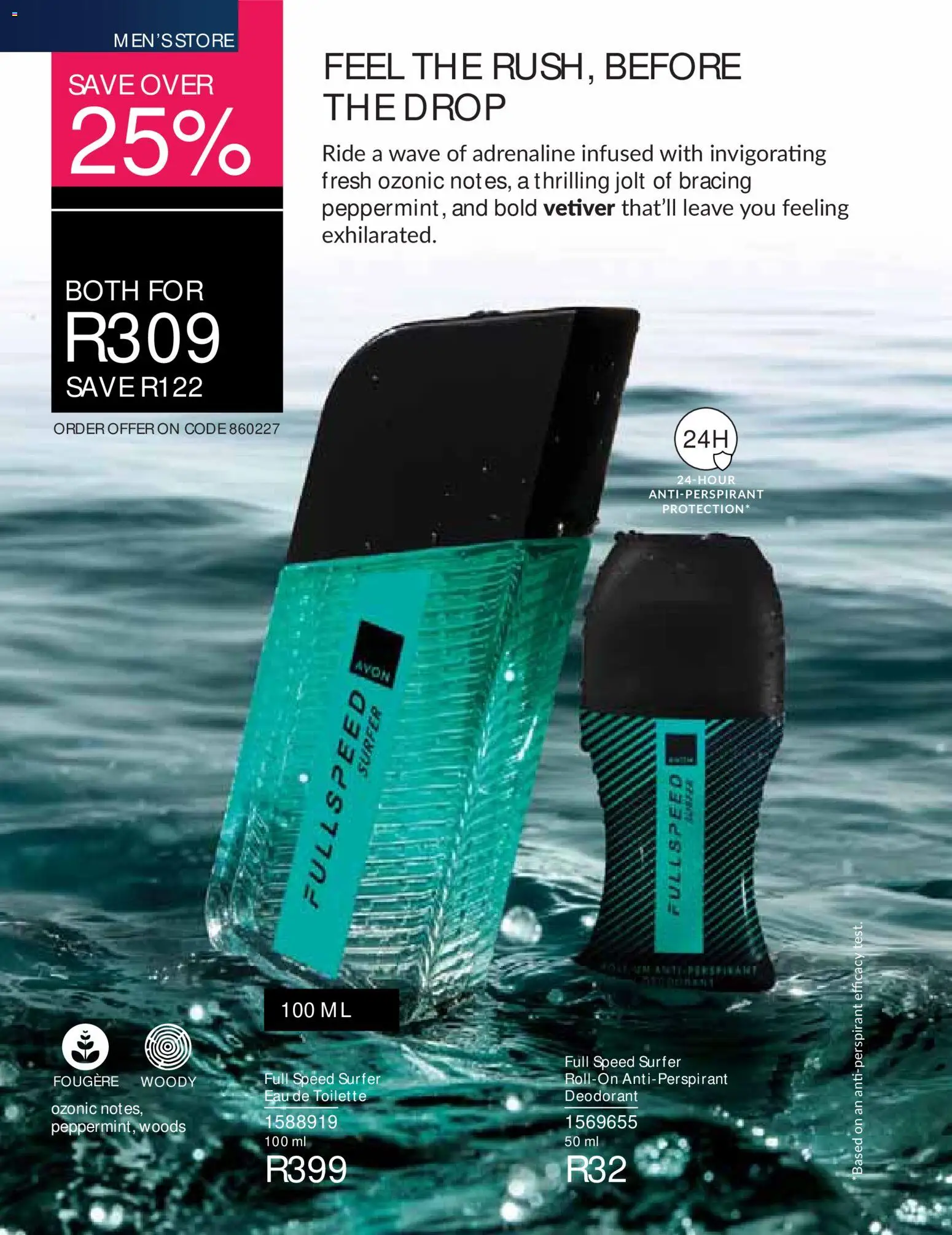 New Avon catalogue – valid from 01/10/2026 | Page: 80 | Products: Eau de toilette, Deodorant, Antiperspirant