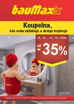 Náhled letáku BAUMAX leták - Kopuelna od 15.10.2026