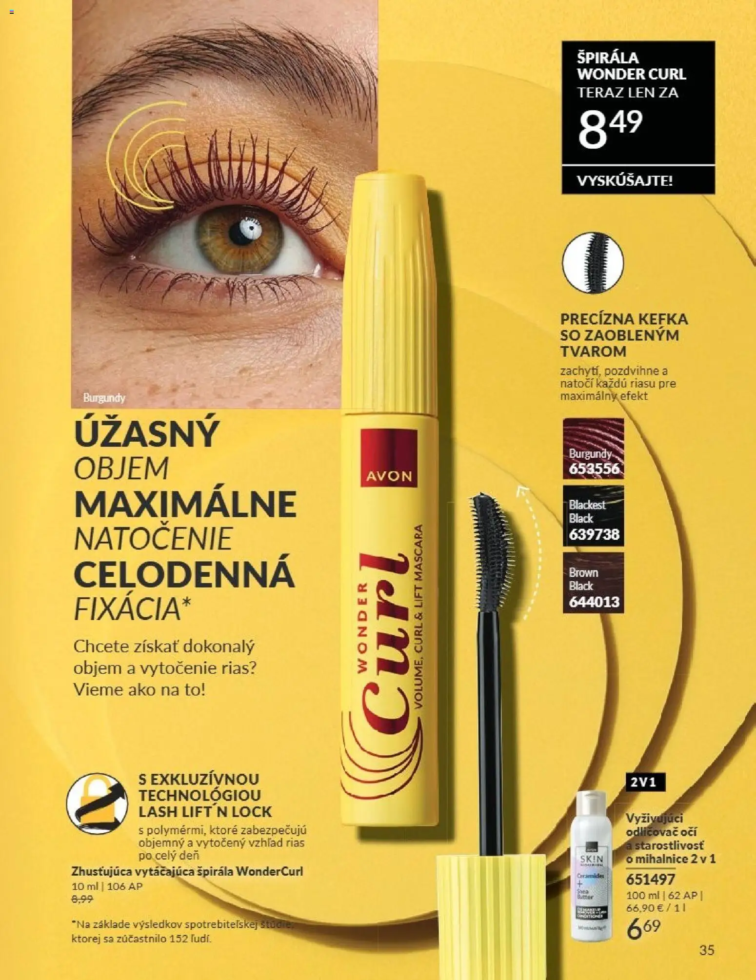 Nové Avon akcie – leták je platný od 01.08.2026 | Strana: 35 | Produkty: Odličovač, Odličovač očí