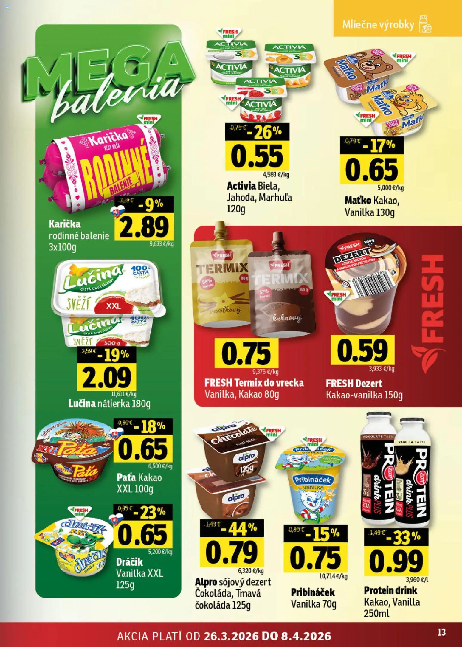 Fresh východné Slovensko od 26.03.2026 → Potraviny online
