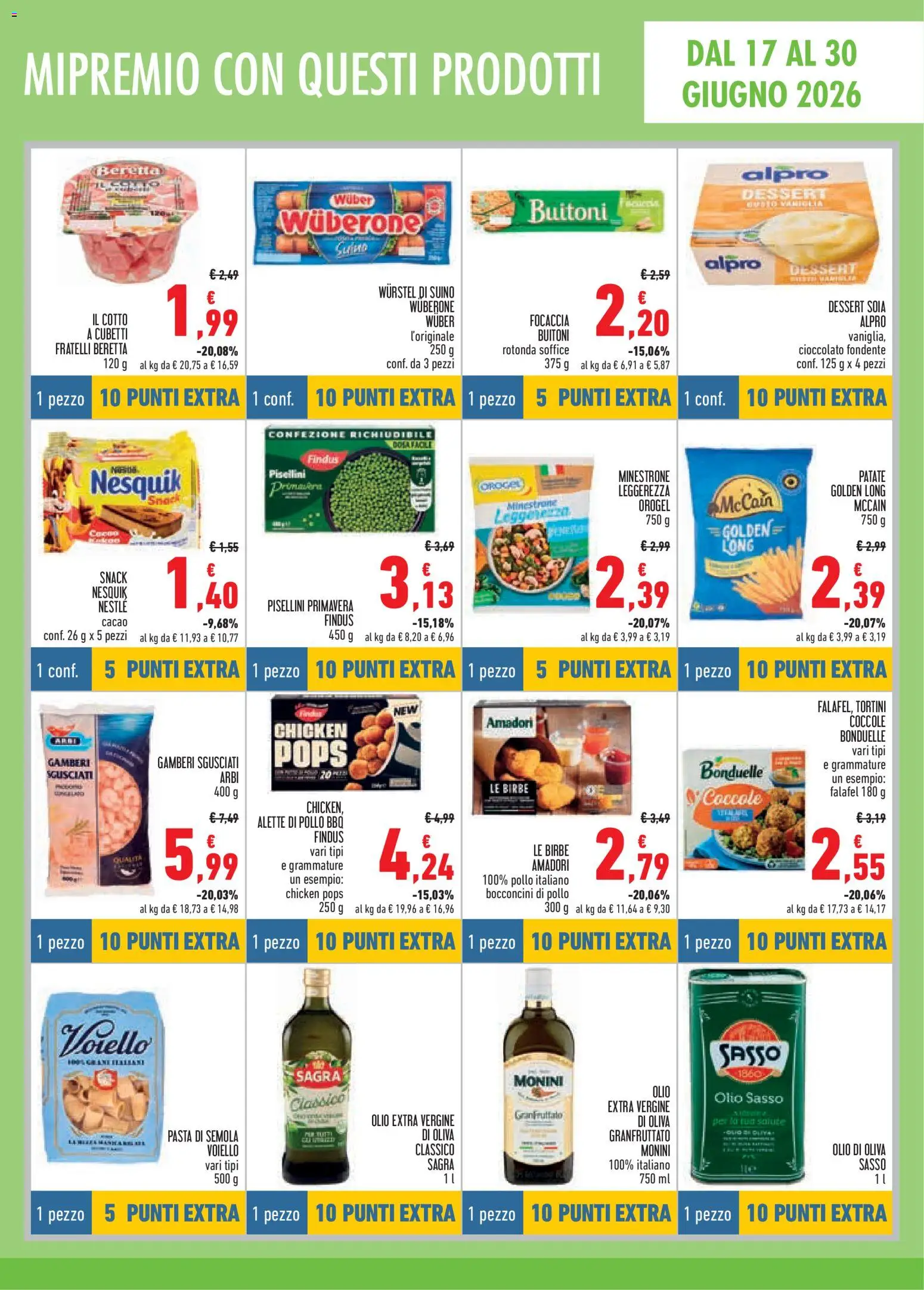 Volantino Conad del 17.06.2026 | Pagina: 5 | Prodotti: Cioccolato, Suino, Falafel, Cacao