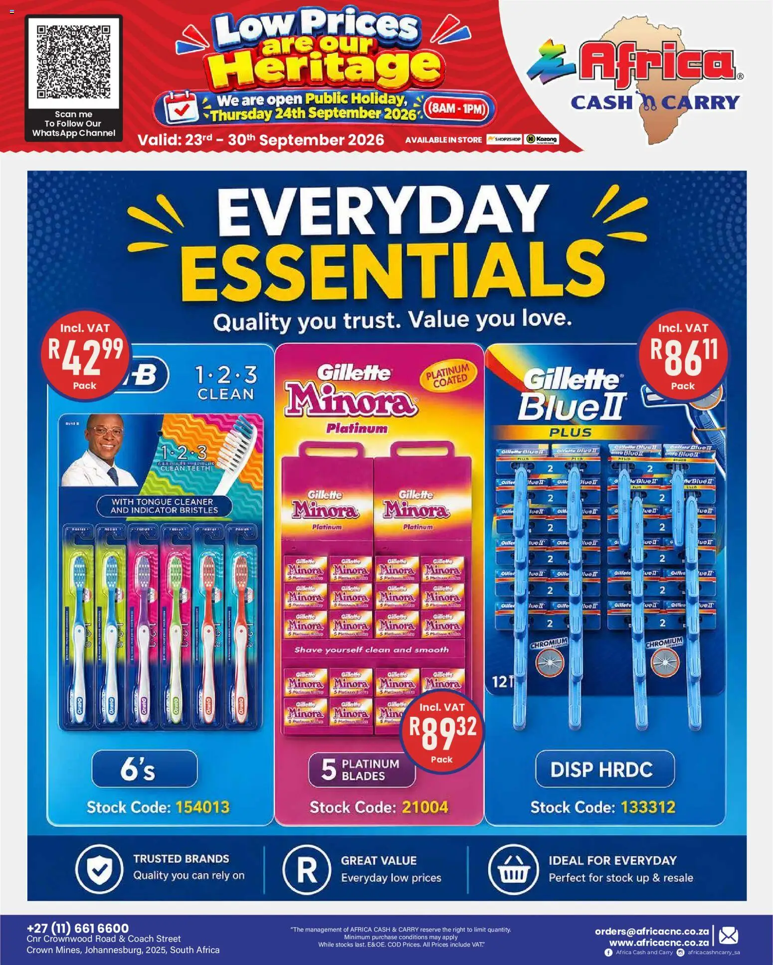New Africa Cash & Carry catalogue – valid from 23/09/2026 | Page: 76 | Products: Stock