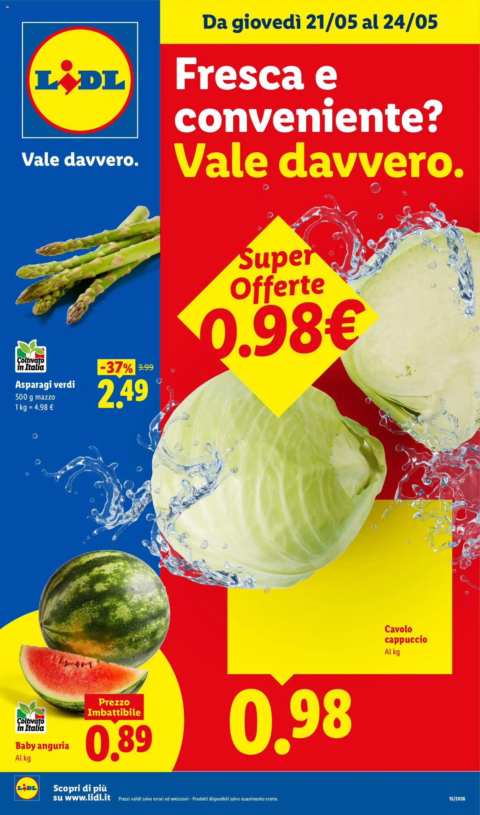 Volantino Lidl del 21.05.2026 | Pagina: 1