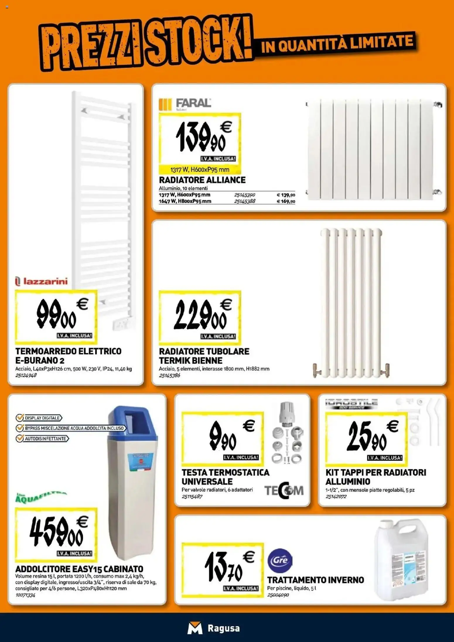 Volantino TECNOMAT del 24/09/2026 | Pagina: 6 | Prodotti: Acqua, Sale, Alluminio