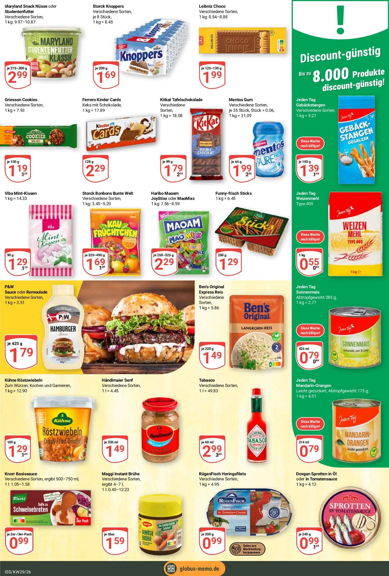 Globus Prospekt – gültig ab 13.07.2026 | Seite: 12 | Produkte: Haribo, Öl, Weizenmehl, Nüsse