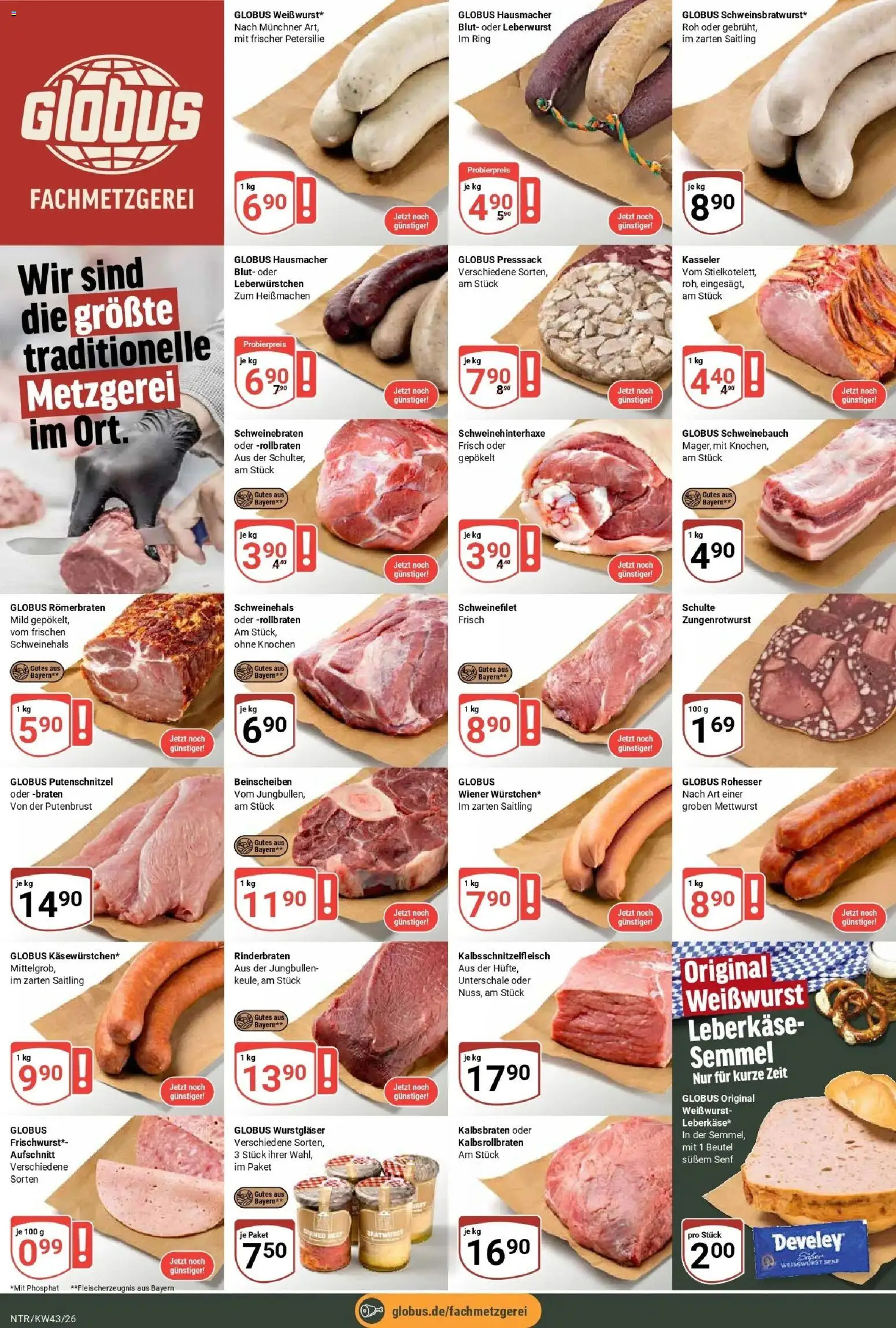 Globus Prospekt Neutraubling (ab 19.10.2026) » Angebote online | Seite: 7 | Produkte: Putenbrust, Schweinebauch, Putenschnitzel, Petersilie