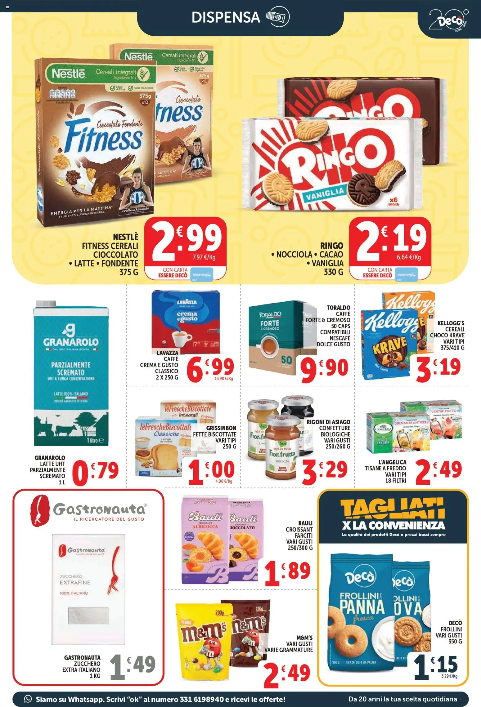Volantino Decò del 08.06.2026 | Pagina: 7 | Prodotti: Caffè, Cioccolato, Latte, Croissant