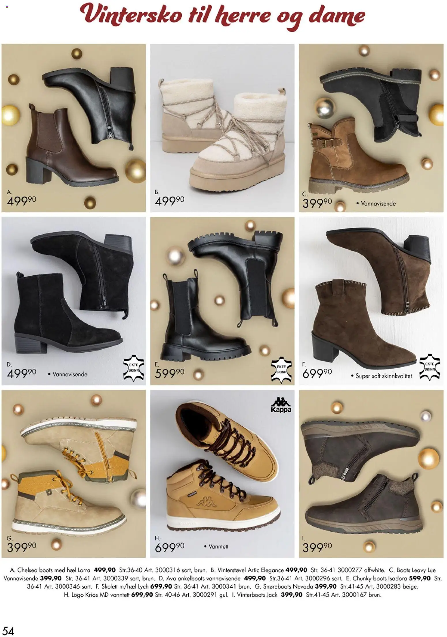 {H1} | Side: 54 | Produkter: Lue, Boots