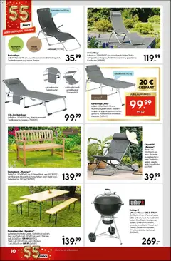 HELLWEG Flugblatt ab 30.04.2026 gültig | Seite: 10 | Produkte: Liegestuhl