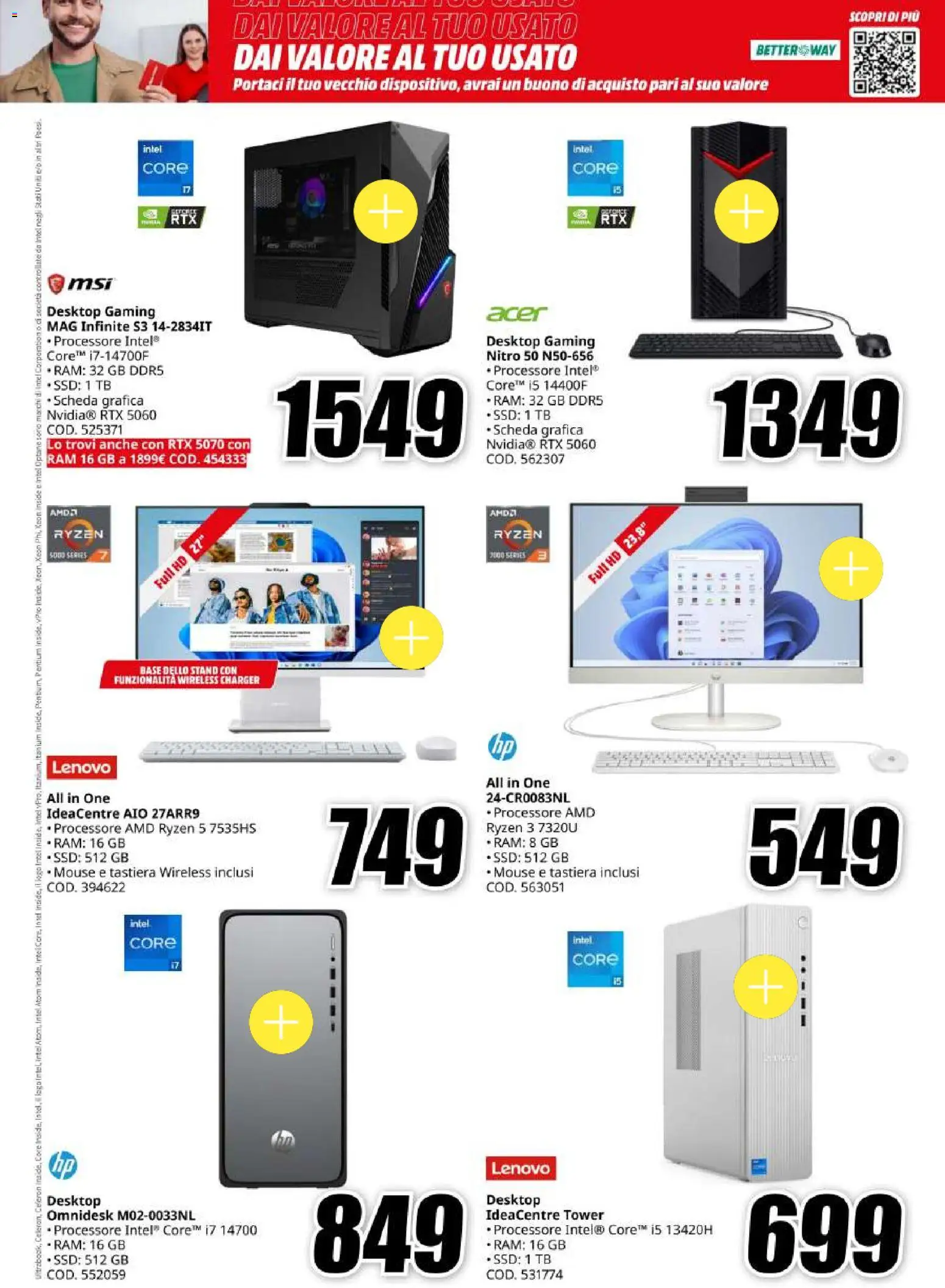 Volantino Media World del 18.05.2026 | Pagina: 13 | Prodotti: Mouse, Tastiera
