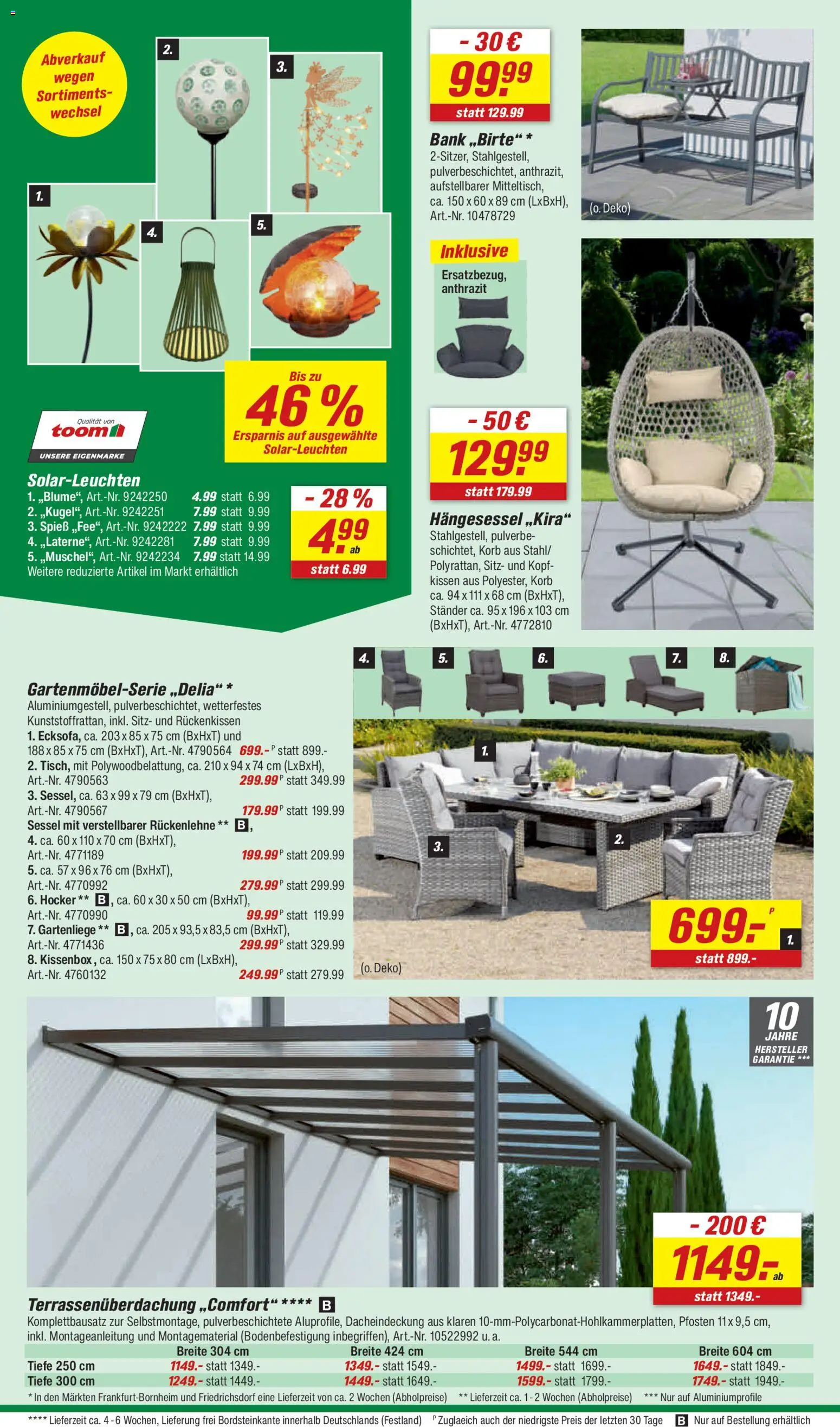 Toom Baumarkt Prospekt – gültig ab 08.08.2026 | Seite: 4 | Produkte: Hocker, Kissen, Sessel, Korb