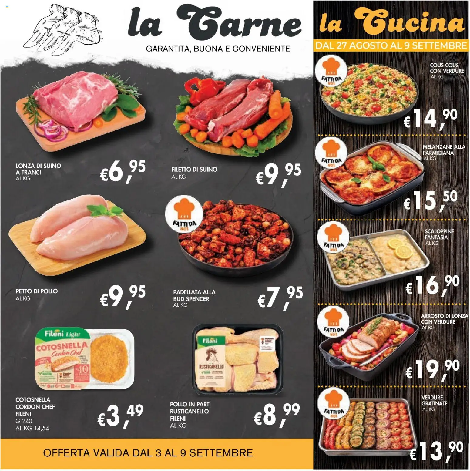 Volantino Coal del 28/08/2026 | Pagina: 5 | Prodotti: Filetto, Suino, Cous cous, Carne