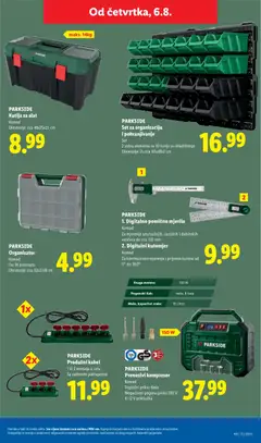 PARKSIDE Organizator, Komad Do 34 pretinaca - Pregled kataloga iz trgovine Lidl, vrijedi od 03.08.2026 | Stranica: 39