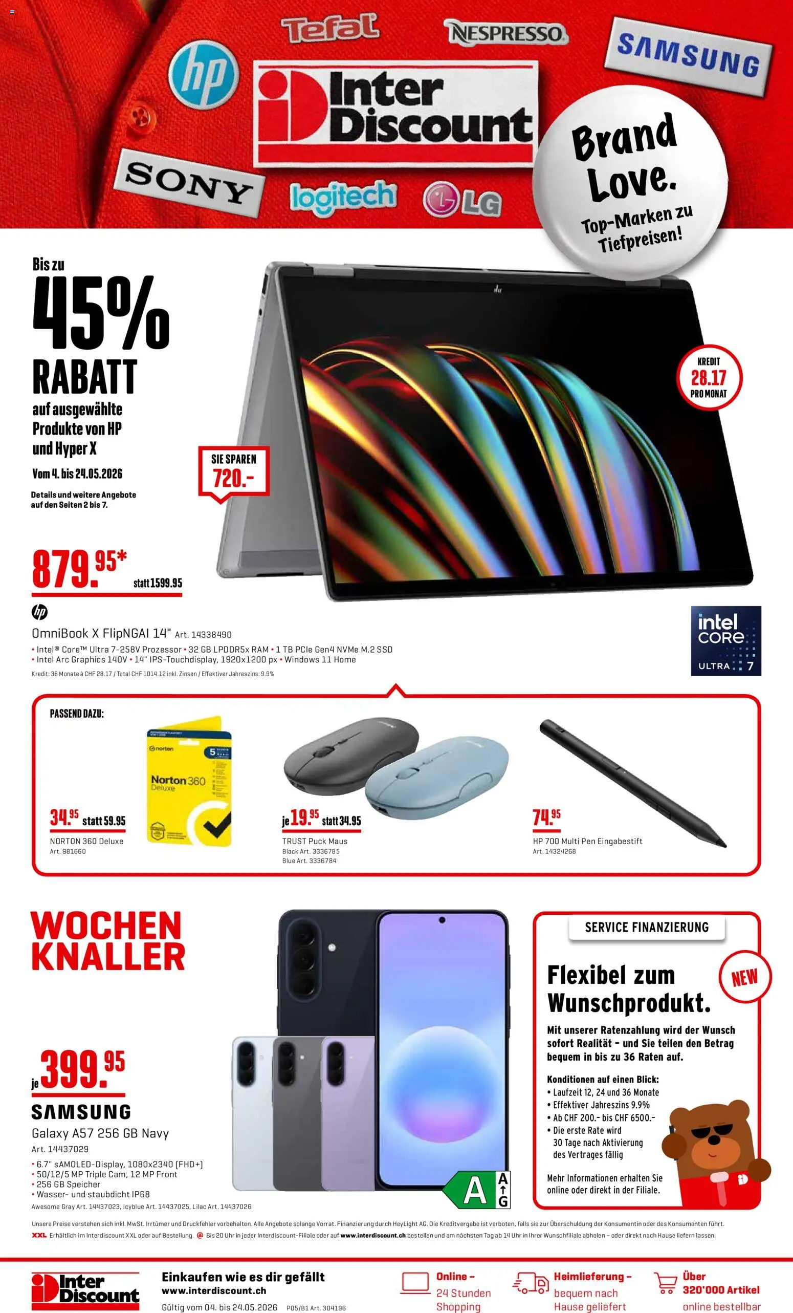 Interdiscount aktionen – gültig ab 04.05.2026 | Seite: 1