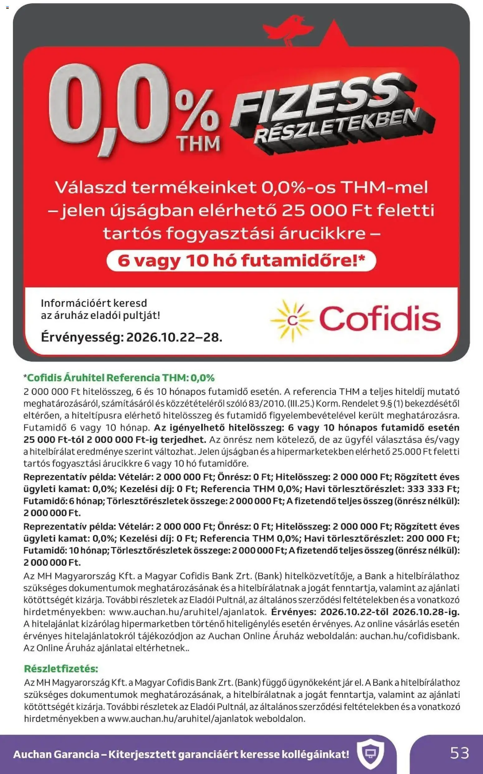 Auchan akciós újság Szolnok - 2026.10.22. -tól/töl > akció, lapozható szórólap 🛍️ | Oldal: 53 | Termékek: Szőlő, Jar