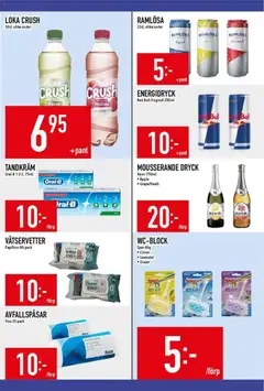 Matdax erbjudanden - Förhandsvisning av reklamblad från butik Matdax aktuell från 18.05.2026 | Sida: 15 | Produkter: Red bull, Tandkräm, Energidryck, Äpple