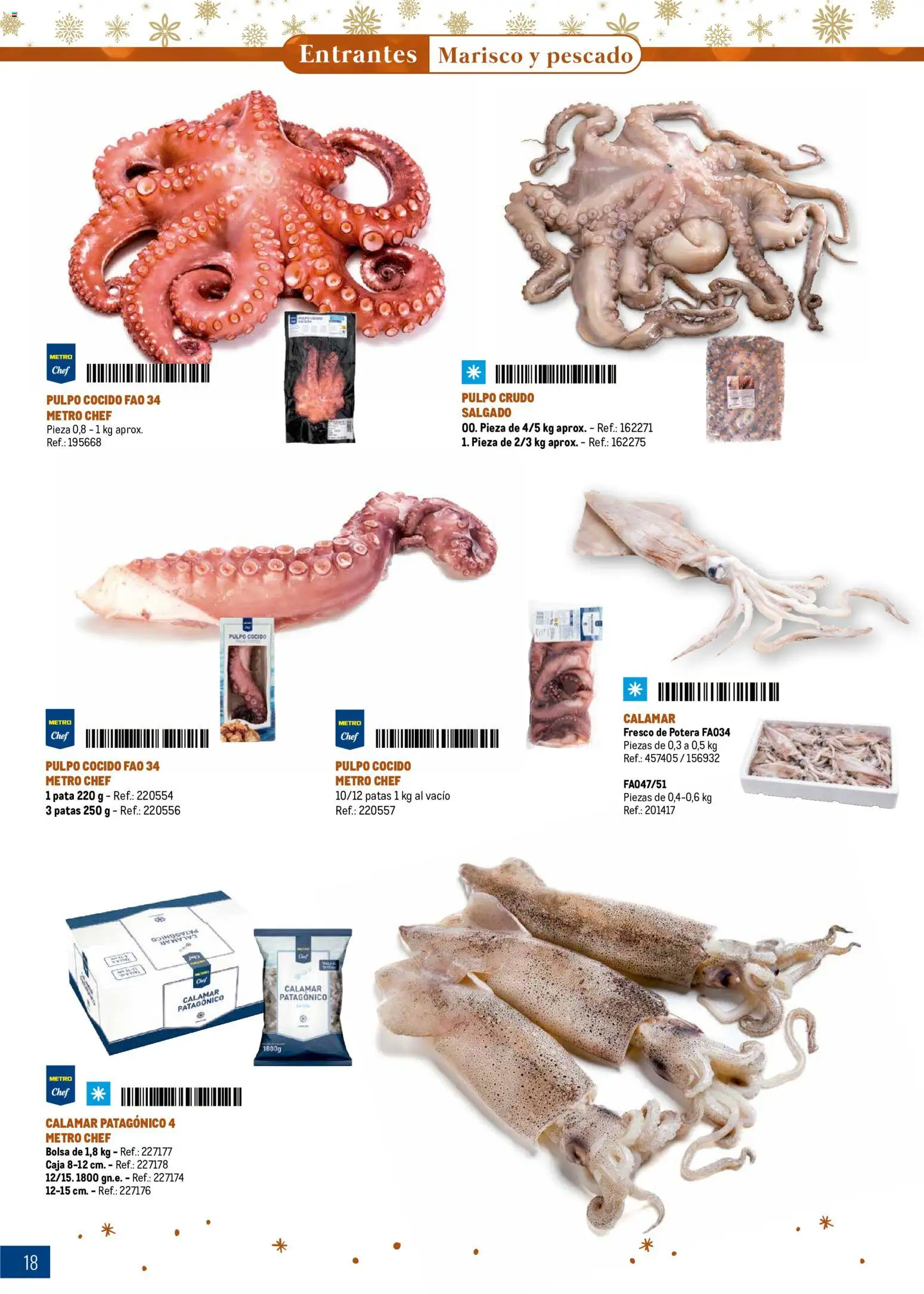 Makro Navidad │ válido desde el 08/10/2026 | Página: 18 | Productos: Pescado, Bolsa, Caja