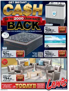 Lewis Stores specials catalogue – valid from 11.05.2026