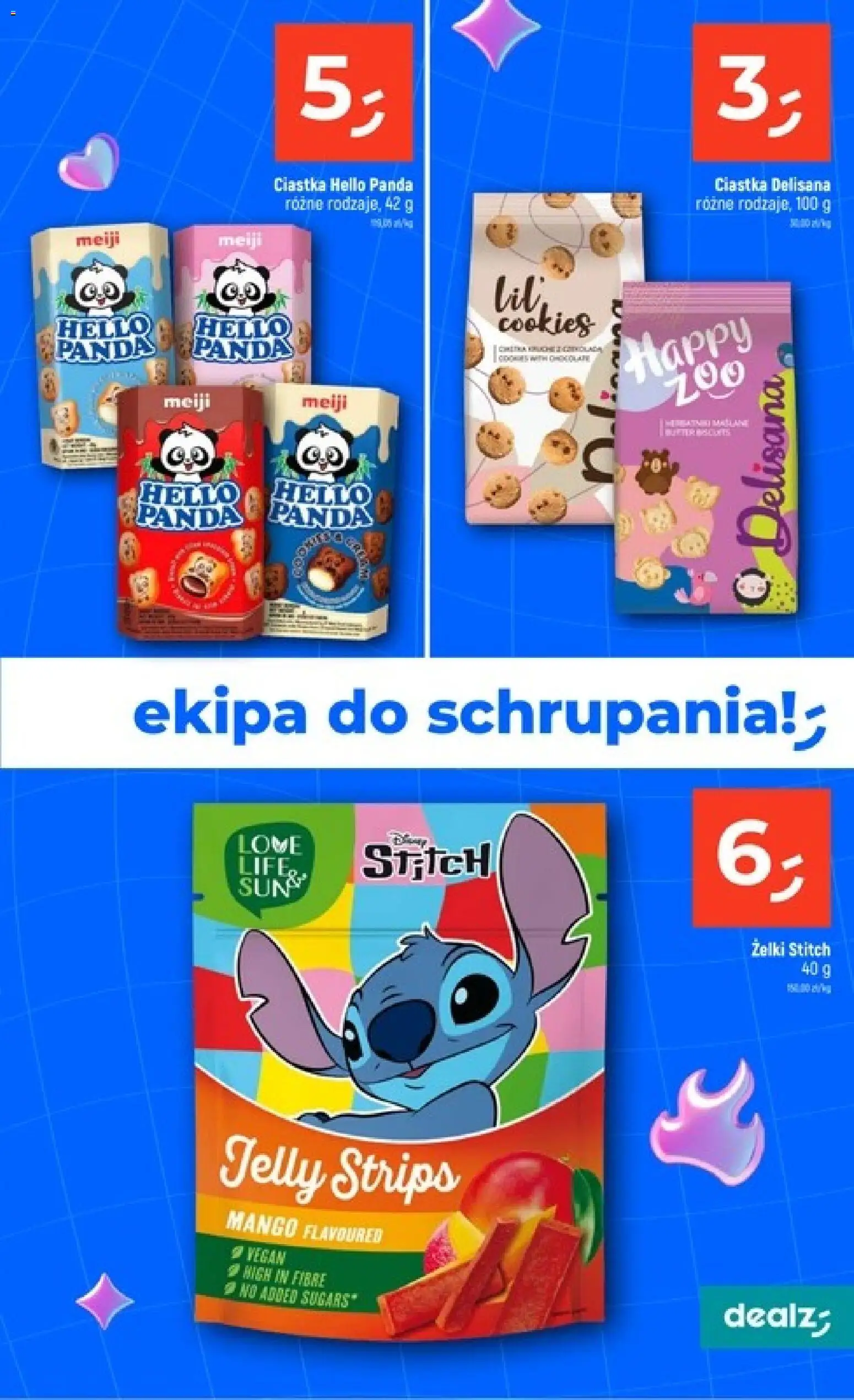 Dealz gazetka - Szkolne Mega Ceny od 06.08.2026 | Strona: 11 | Produkty: Mango, Żelki, Ciastka