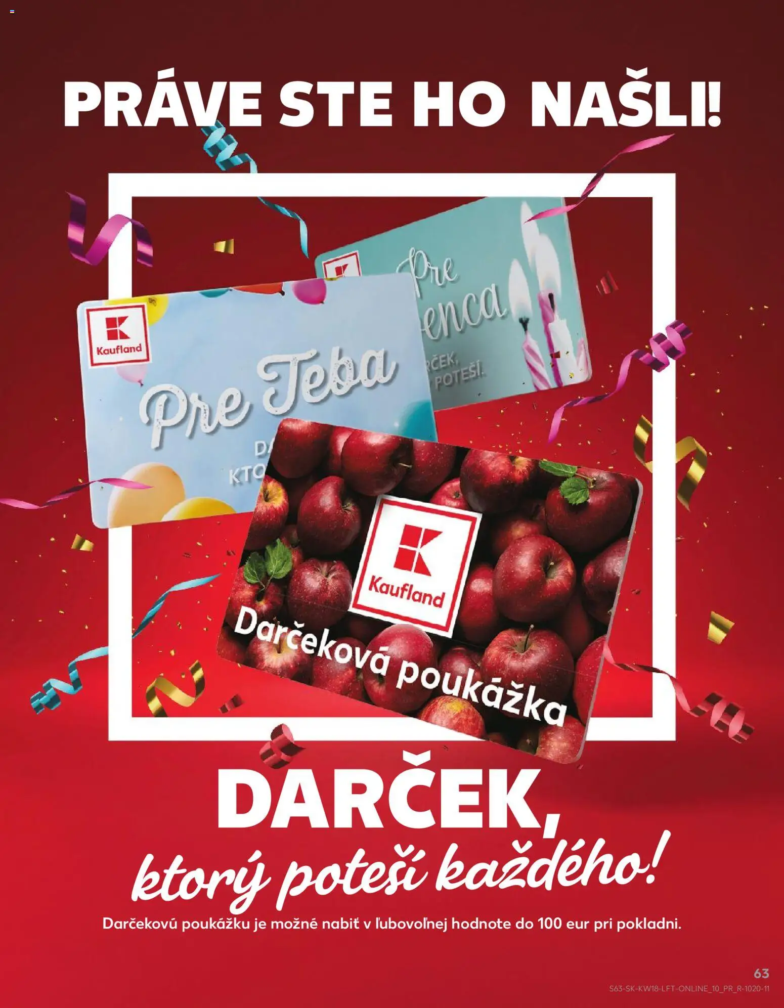 Nové Kaufland akcie – leták je platný od 30.04.2026 | Strana: 63