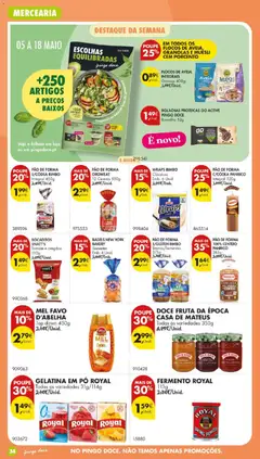 Pré-visualização PÃO DE FORMA 100% CENTEIO PANRICO, Pão de forma 100% Centeio 385g válido de 12.05.2026 | Página: 36