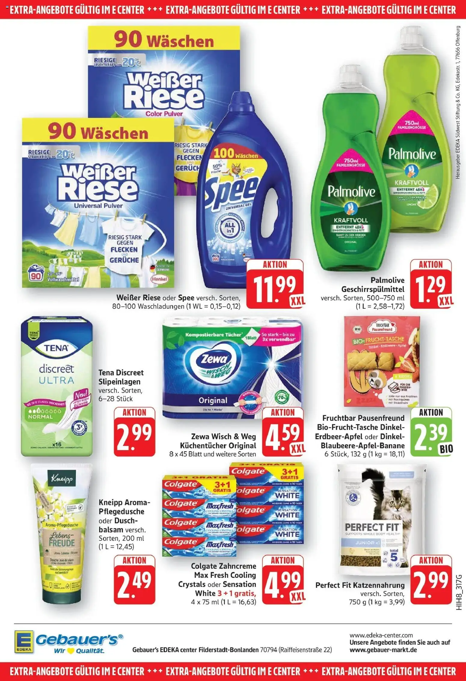 Edeka Prospekt Filderstadt-Bonlanden (ab 21.09.2026) » Angebote Online | Seite: 28 | Produkte: Tasche, Äpfel, Zewa, Geschirrspülmittel