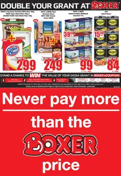 Boxer specials catalogue – valid from 07.05.2026