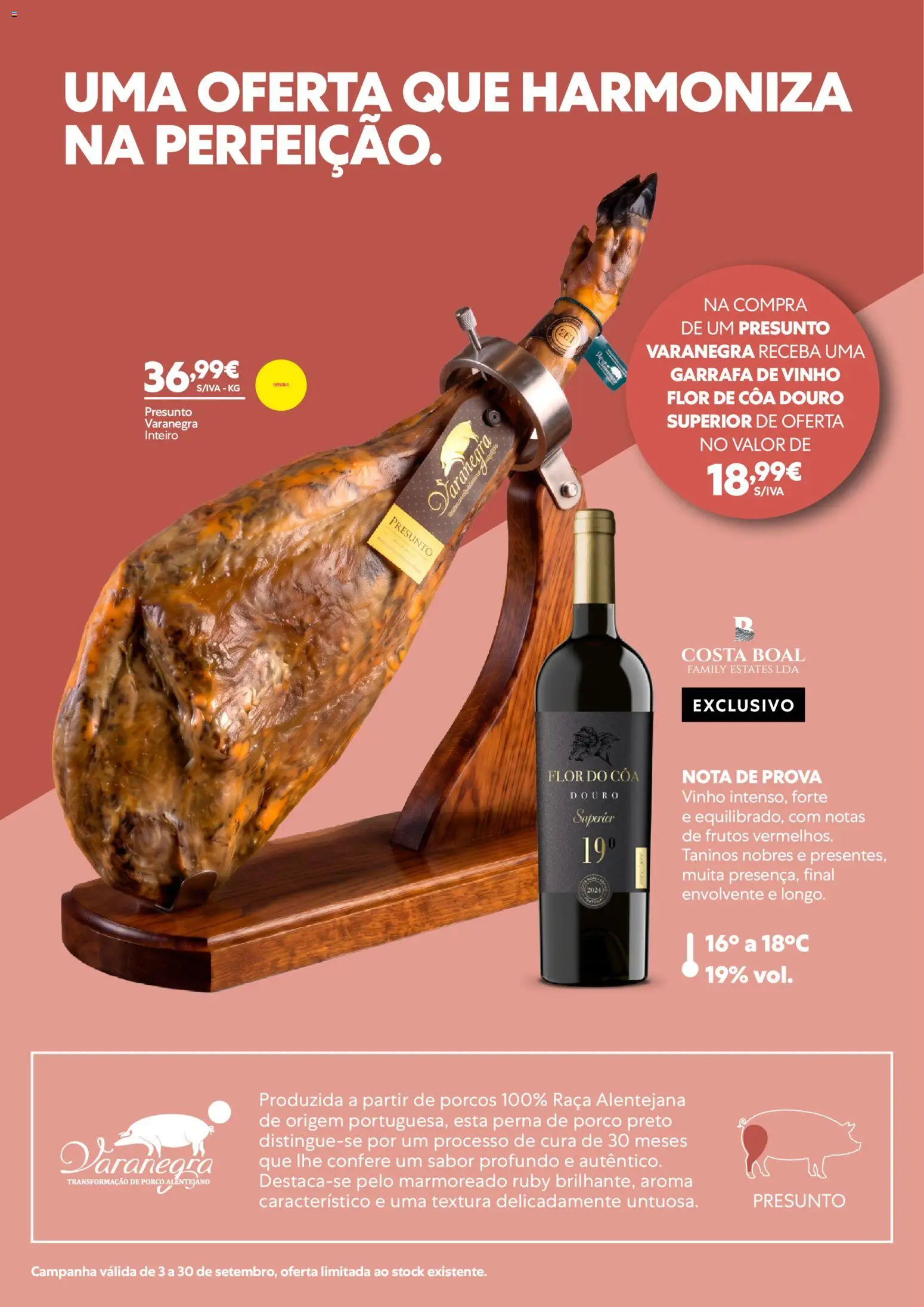 Recheio - Novo Catálogo de Vinhos │ válido de 03/09/2026 | Página: 62 | Produtos: Perna de porco, Presunto, Vinho
