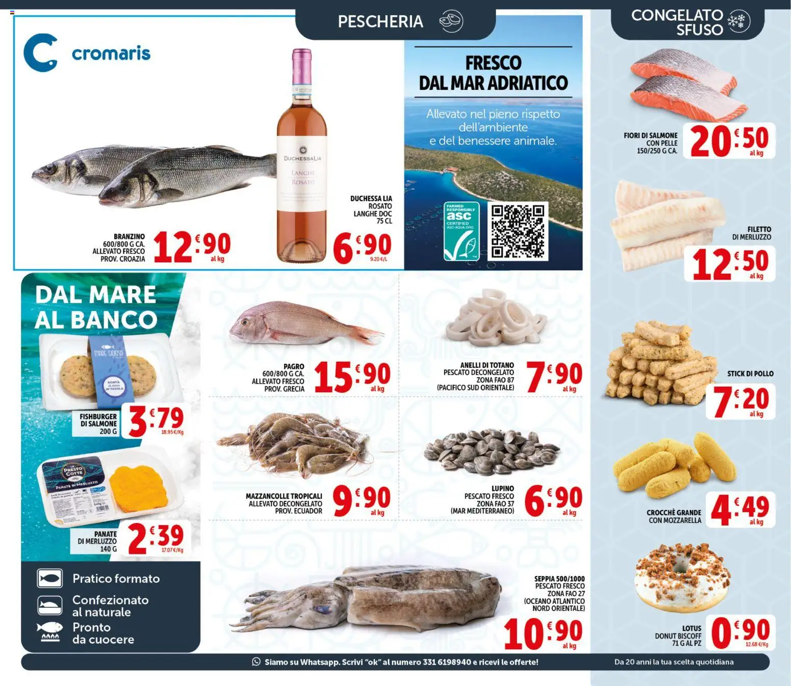 Volantino Decò del 20.05.2026 | Pagina: 7 | Prodotti: Pollo, Merluzzo, Branzino, Totano