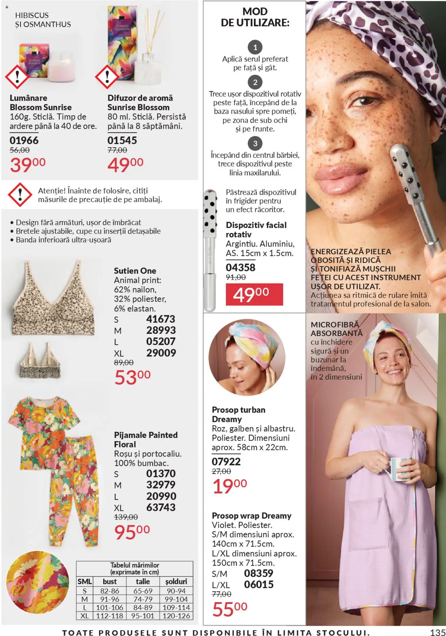 Noul catalog Avon – valabil de la 01.04.2026 | Pagină: 137 | Produse: Difuzor, Frigider, Lumânare, Pijamale