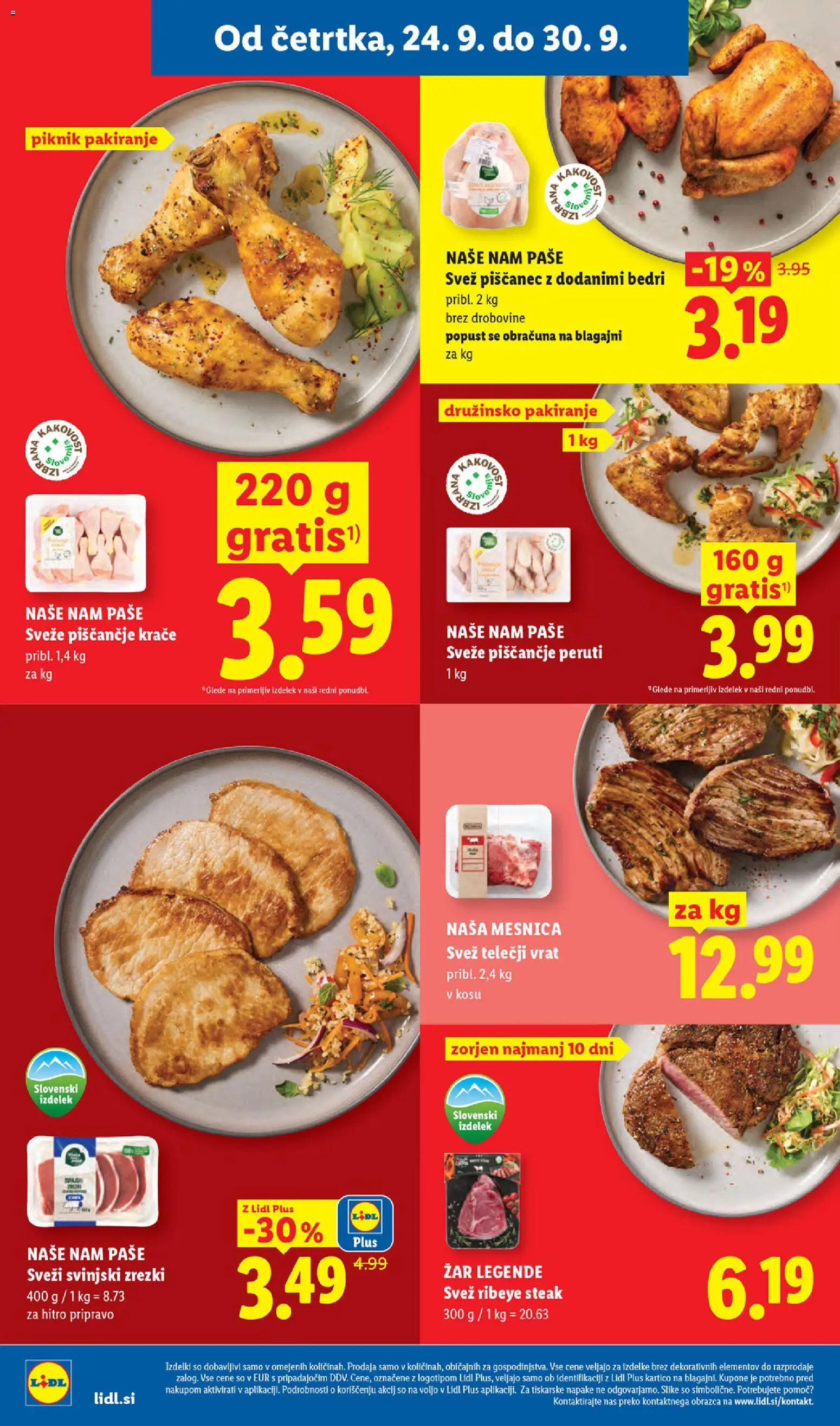 Novi Lidl katalog ponudbe – veljaven od 24.09.2026 | Stran: 2 | Izdelki: Zar, Zrezki