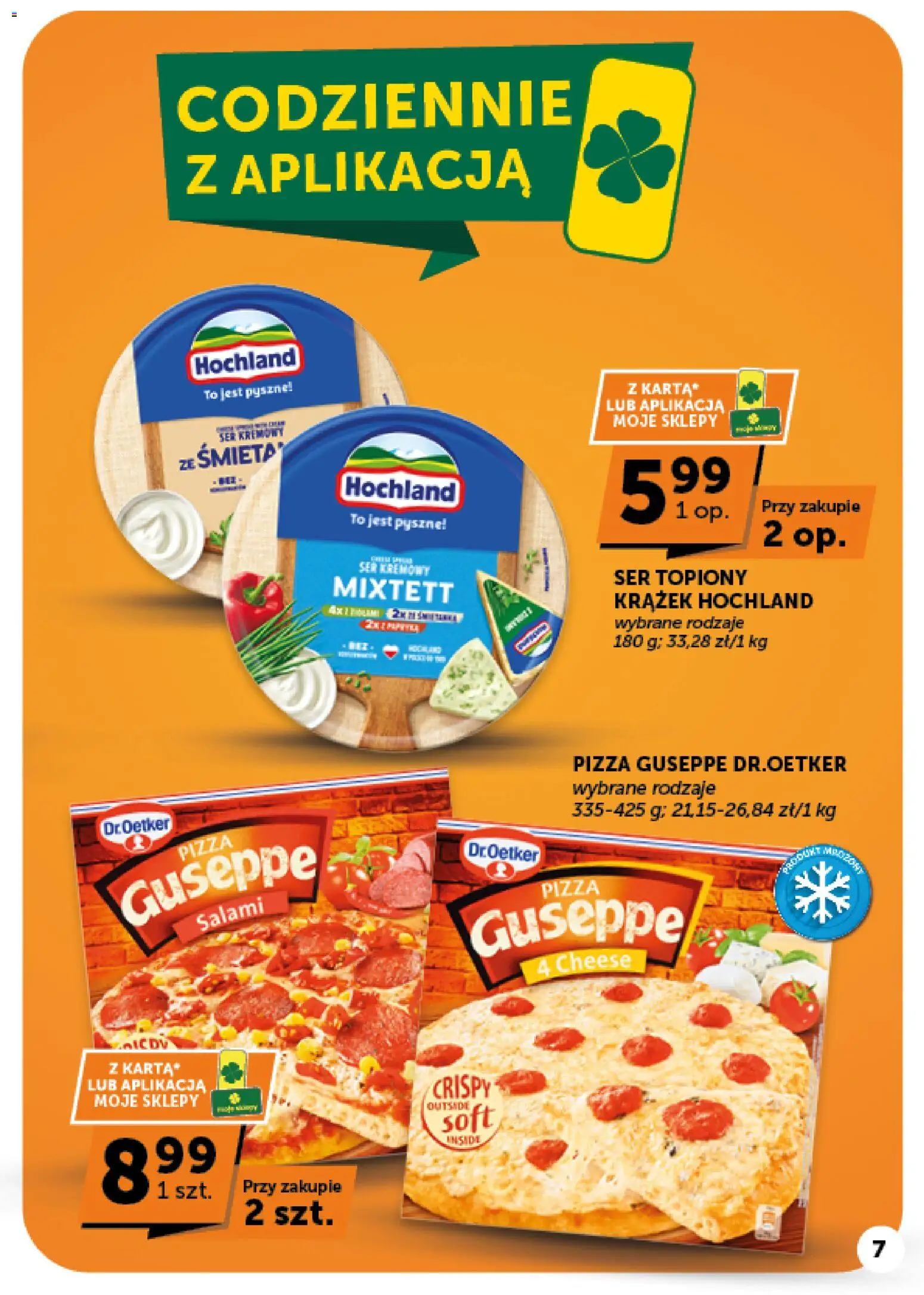 Euro Sklep gazetka - Minimarket od 01.10.2026 | Strona: 7 | Produkty: Guseppe pizza, Pizza guseppe, Salami, Pizza