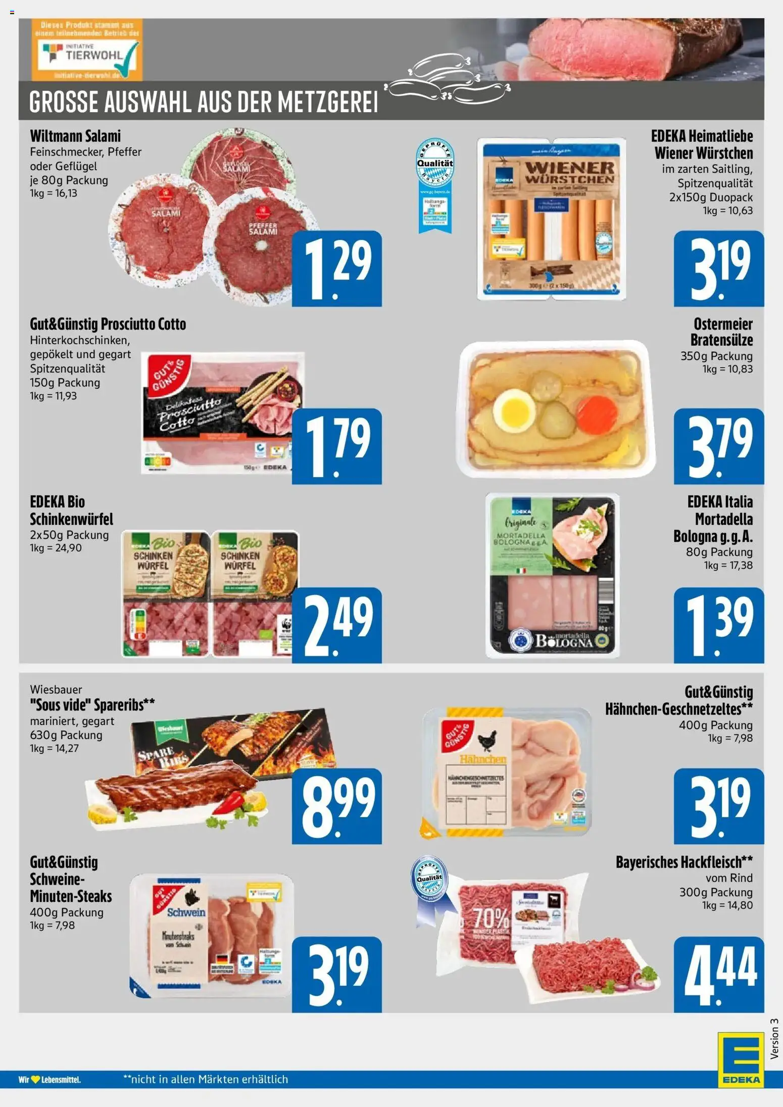 E xpress Prospekt München – gültig ab 24.08.2026 | Seite: 4 | Produkte: Hahnchen, Pfeffer, Schinken, Hackfleisch