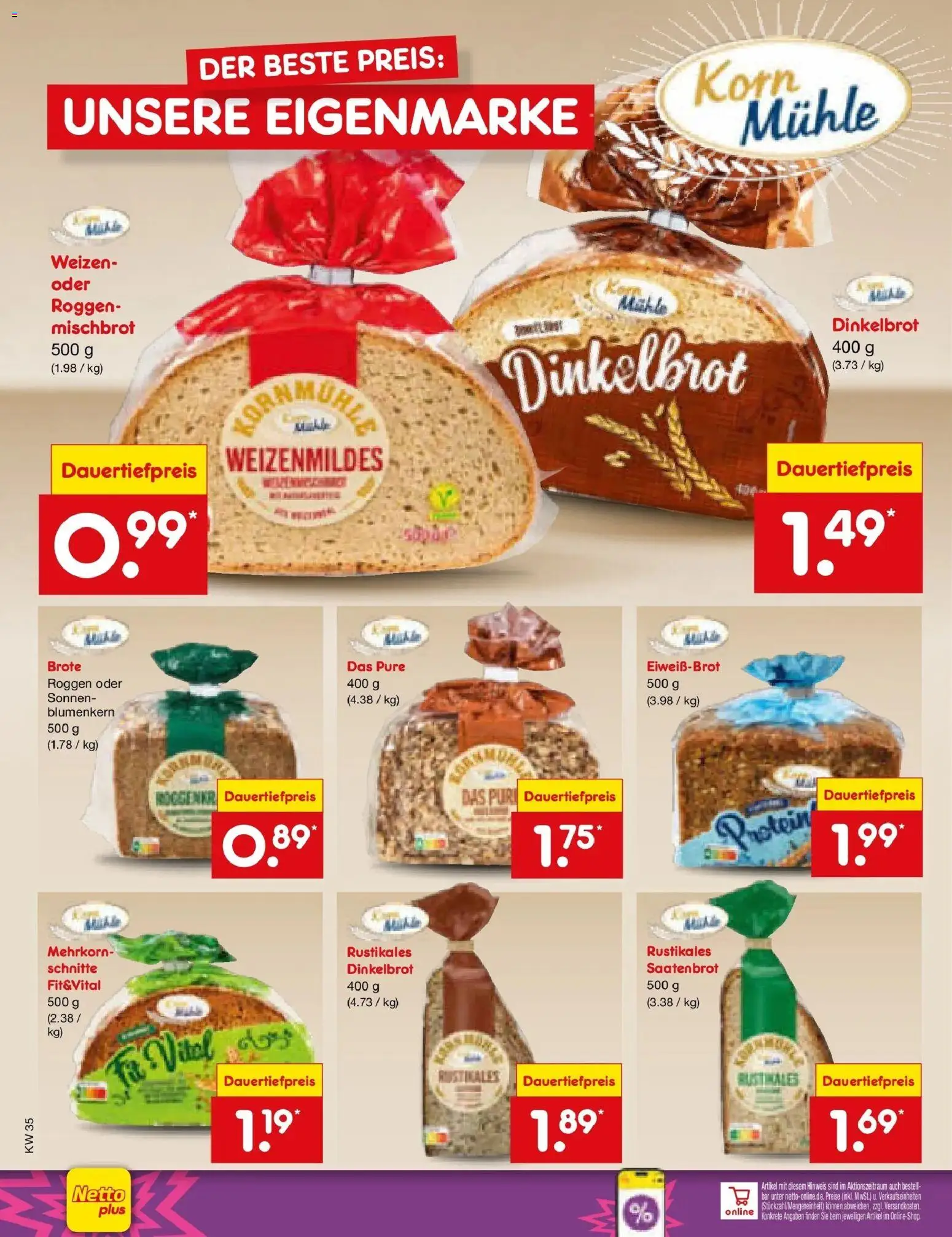 Netto Marken-Discount Prospekt Bad Friedrichshall (ab 24.08.2026) » Angebote | Seite: 16 | Produkte: Mühle