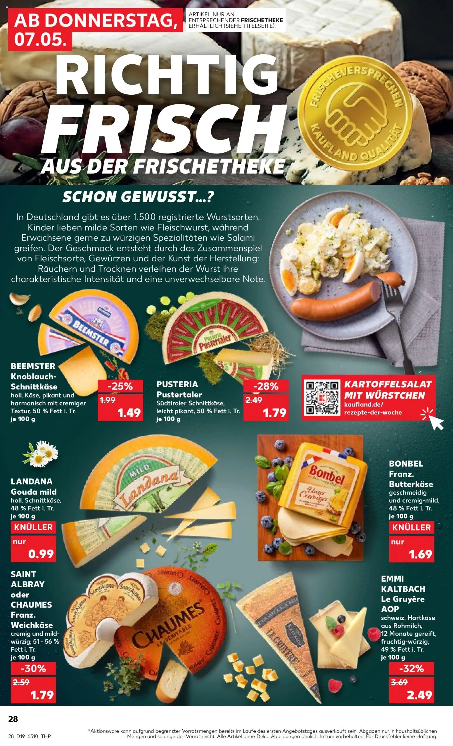 {H1} | Pagina: 28 | Producten: Salami, Kinder, Gouda, Gruyère