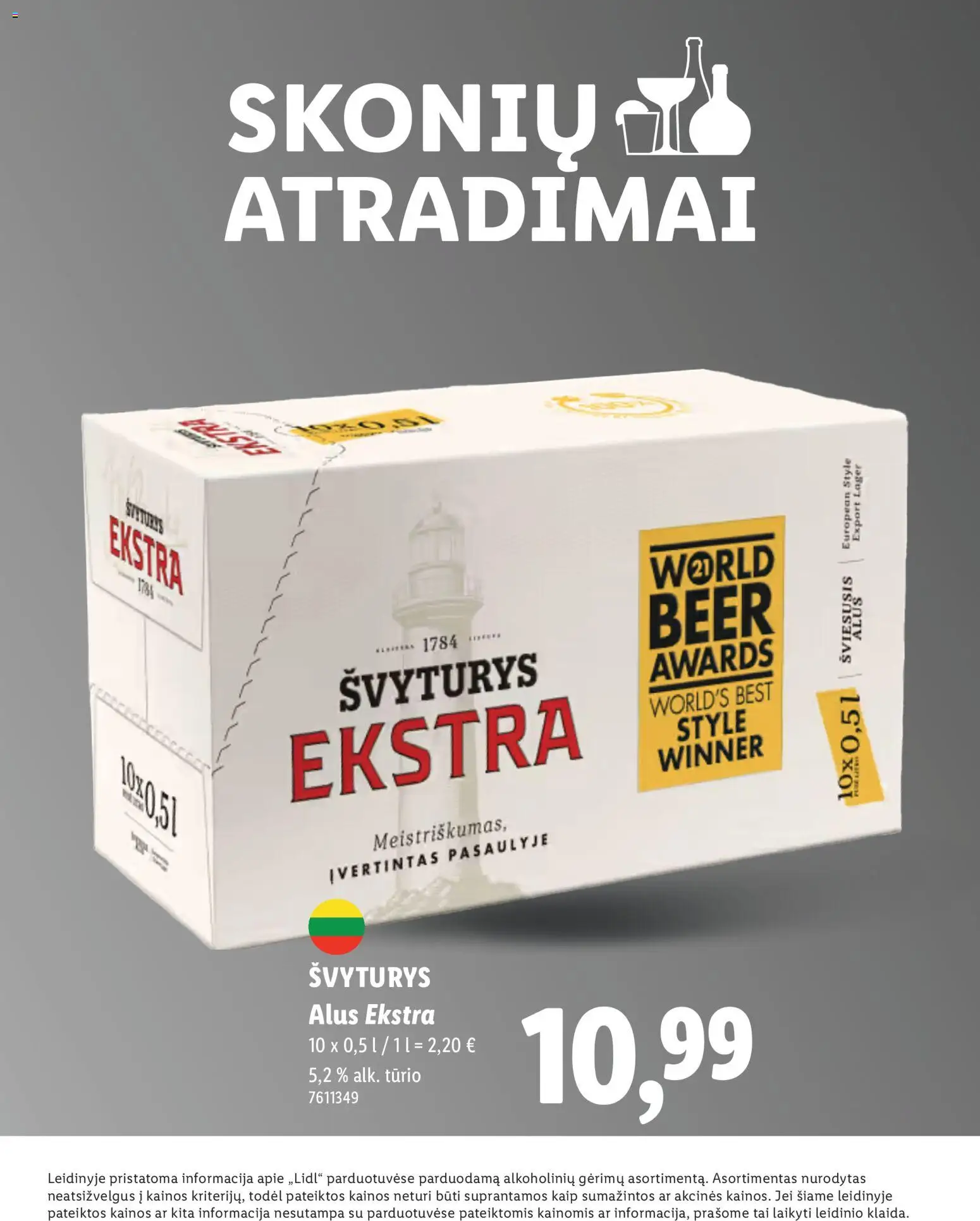 LIDL akcijos nuo 2025.12.05 | Puslapis: 20 | Prekių: Alus