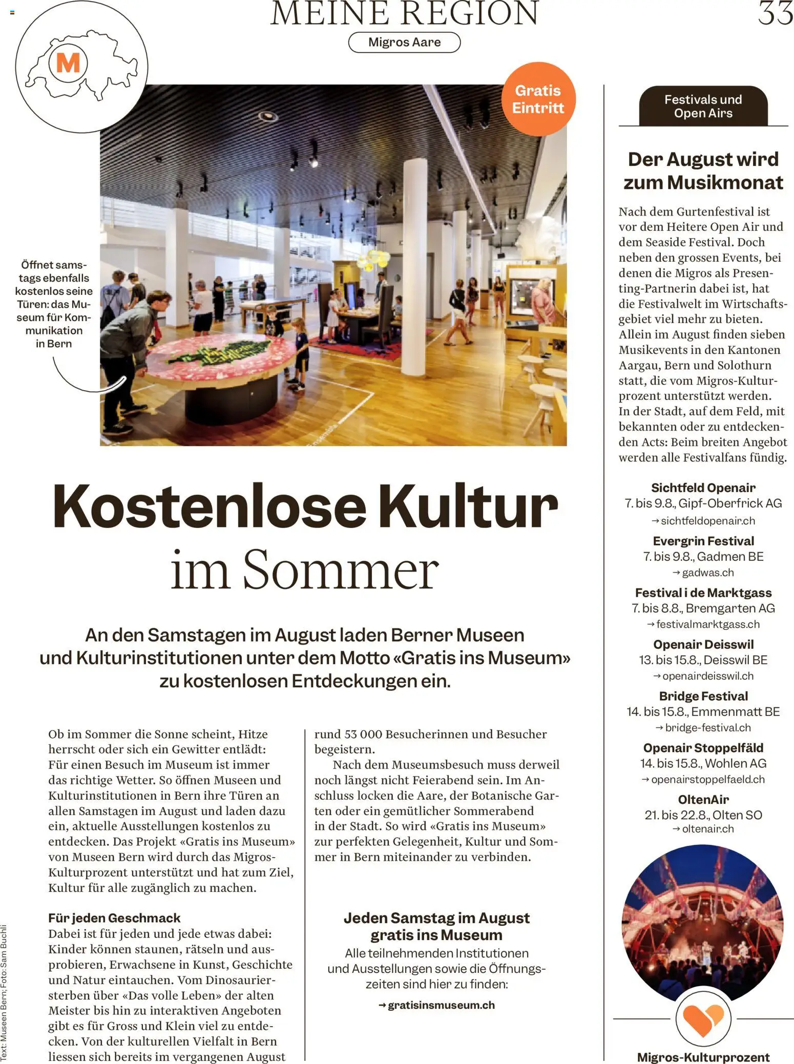 Migros aktionen Magazin – gültig ab 22.07.2026 | Seite: 33