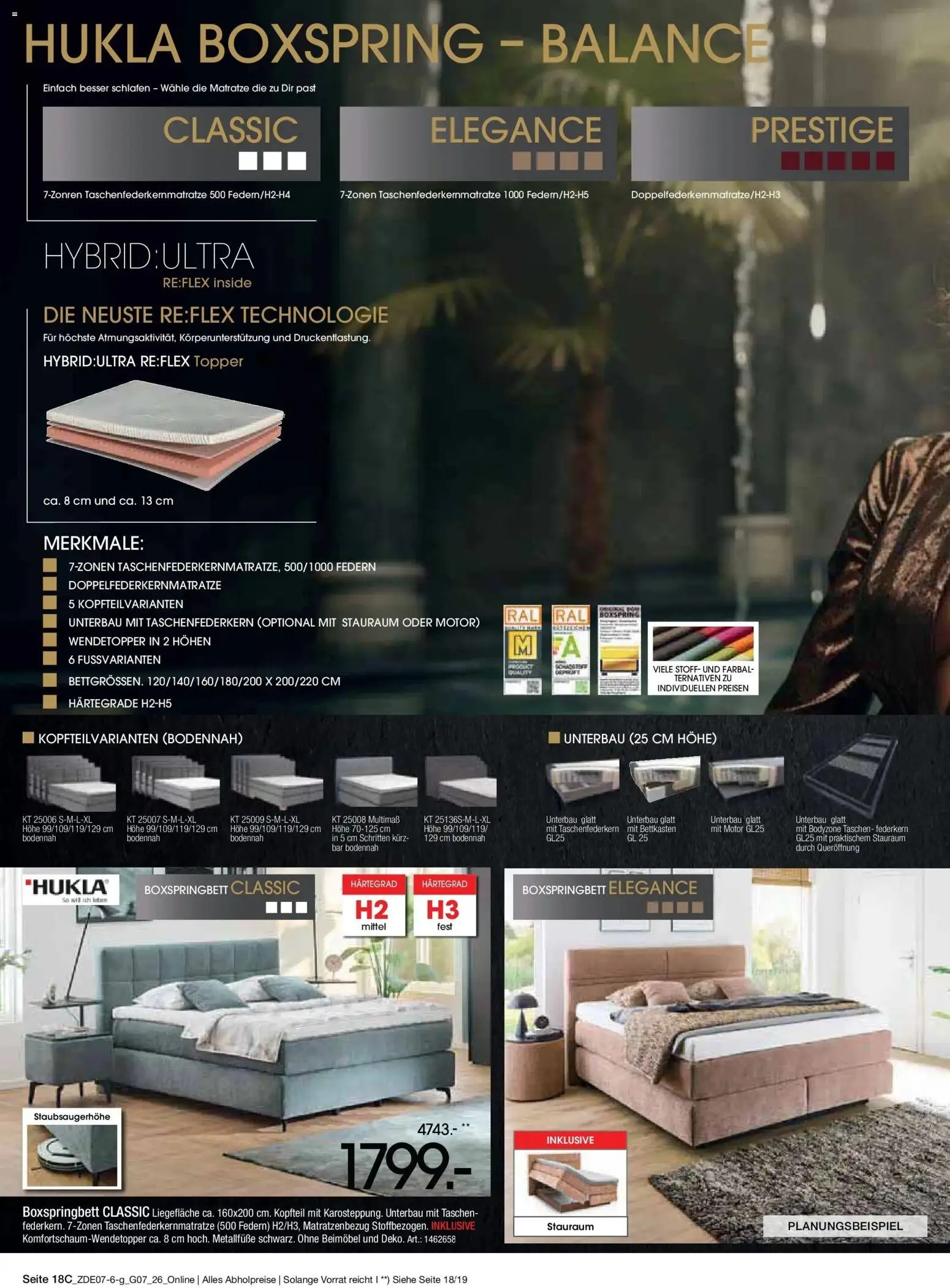 Zurbrüggen Sonderverkauf – gültig ab 09.07.2026 | Seite: 24 | Produkte: Matratze, Boxspringbett, Taschen, Topper