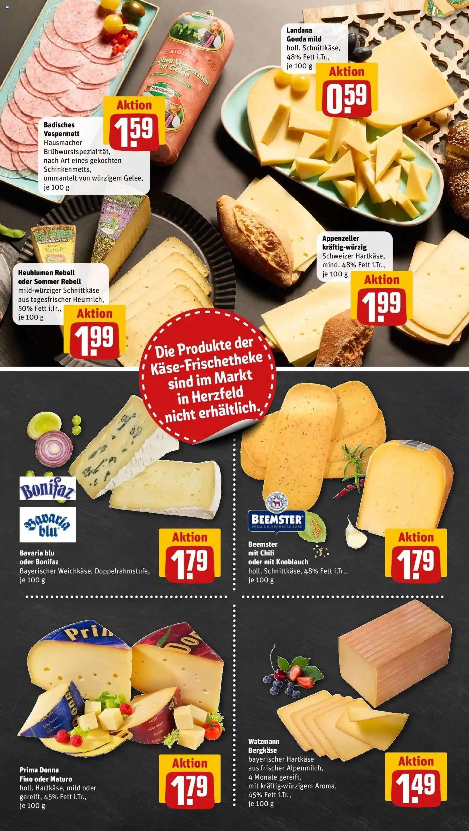 REWE Prospekt ab 10.08.2026 zum Blättern » Angebote | Seite: 11 | Produkte: Gouda, Knoblauch, Chili