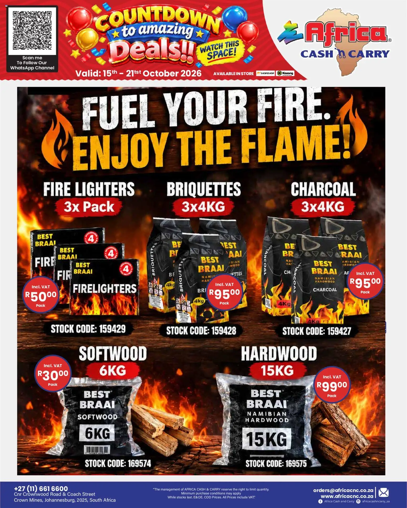 New Africa Cash & Carry catalogue – valid from 15/10/2026 | Page: 48 | Products: Watch, Stock