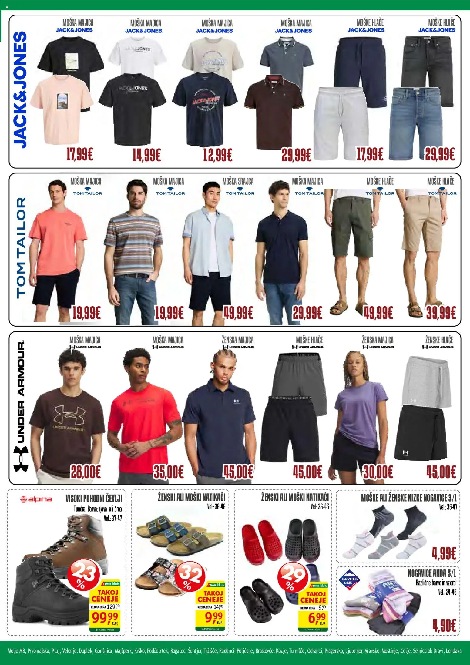 Novi Jager katalog ponudbe – veljaven od 03.06.2026 | Stran: 2 | Izdelki: Srajca, Majica, Nogavice, Cevlji