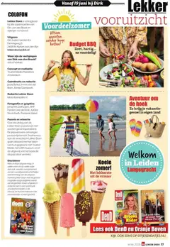 Dirk folder / publicité - Voorbeeld van een folder van Dirk, geldig van 06.05.2026 | Pagina: 77 | Producten: Boek, Vriezer, Broek, Kan