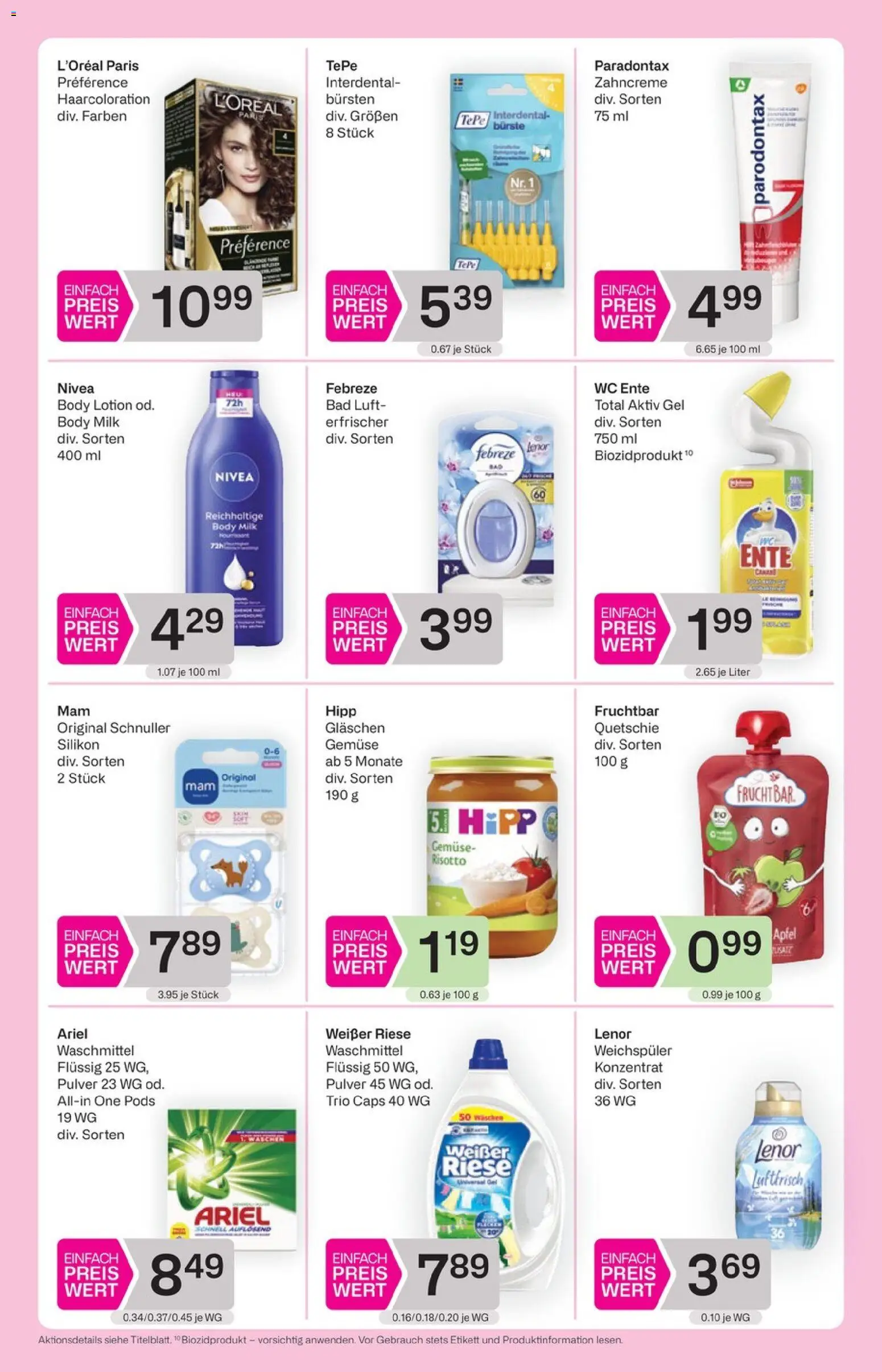 Bipa Flugblatt gültig ab 17.09.2026 | Seite: 8 | Produkte: Bad, Bürste, Äpfel, Waschmittel